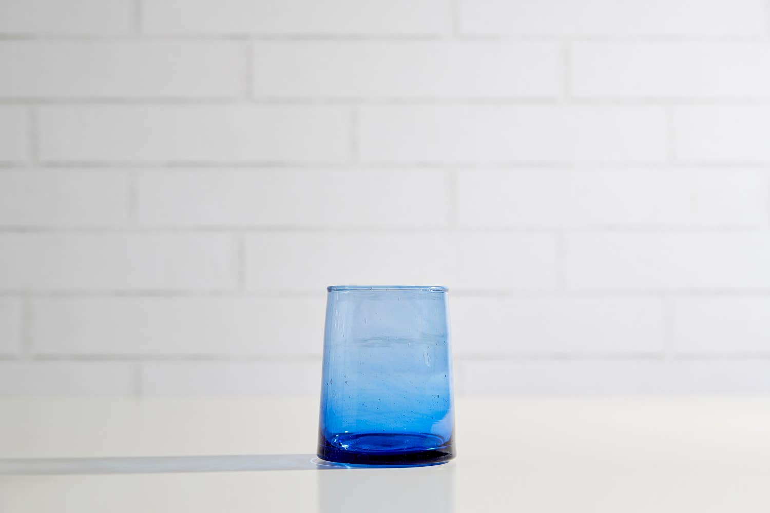 Verve Culture - Wholesale Drinking Glass/Cup - Moroccan Cone Glassware Small - Blue5