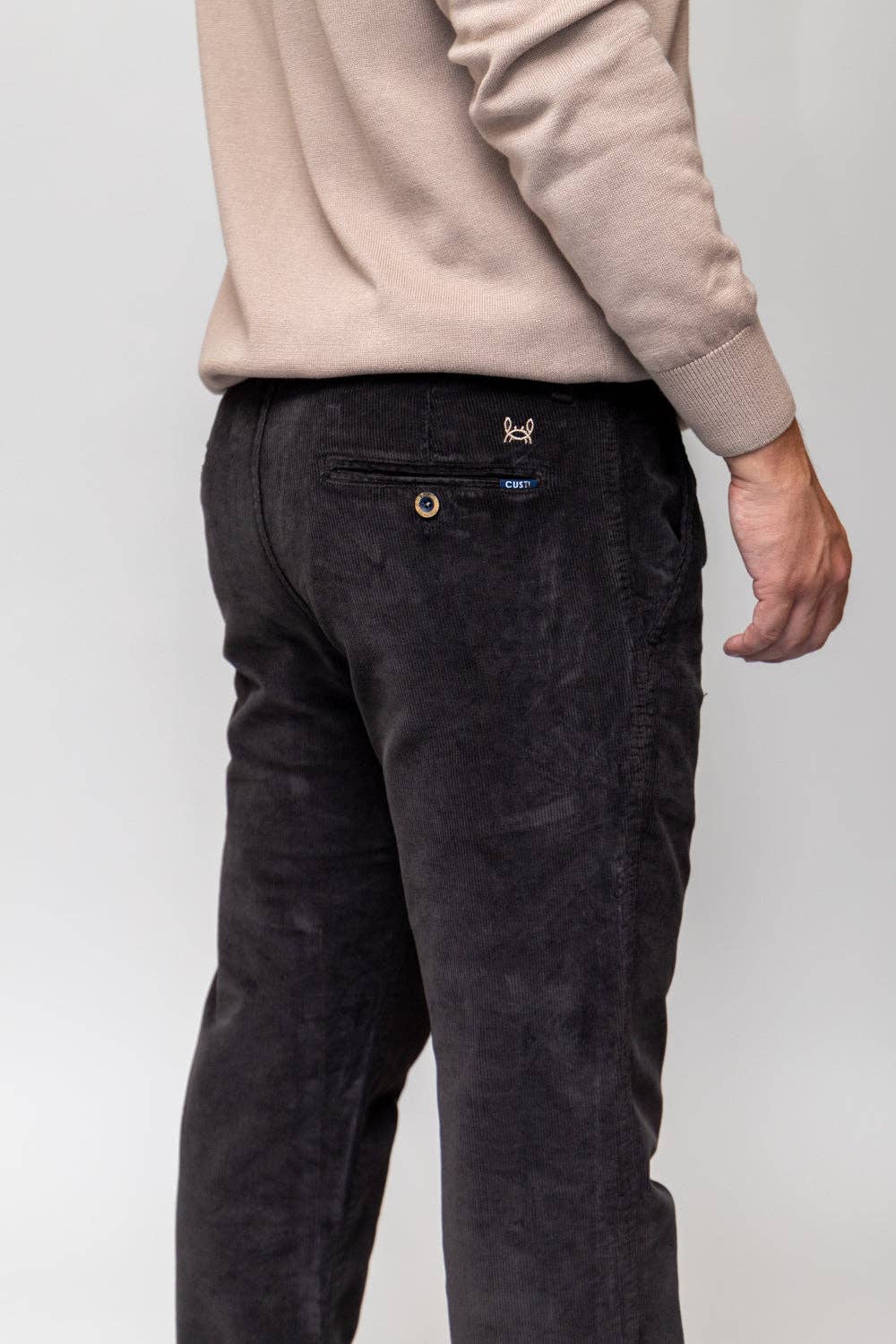 Custi Mikelo: Made in Spain - Wholesale Pants - Men's - Chocolate Brown Corduroy Pants1