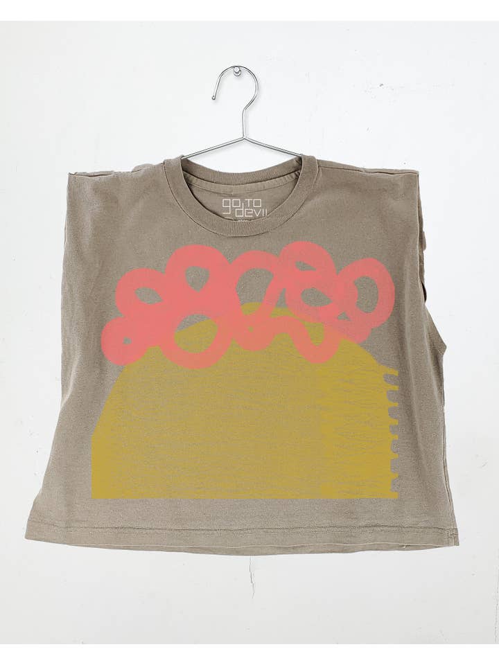 Go To Devil - Wholesale Screen Printed T-Shirt - Women's - Wander Joan Heavyweight Muscle Tee4