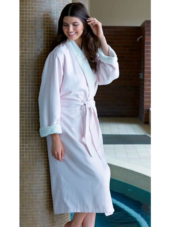 Mansfield Luxe Lounge - Wholesale Robe - Women's - Microfiber Shimmer Lined Robe1