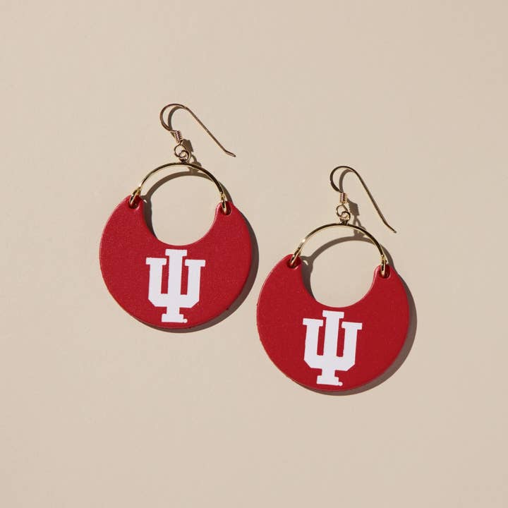 Crimson & White Indiana University Ninas for wholesale by Nickel and Suede
