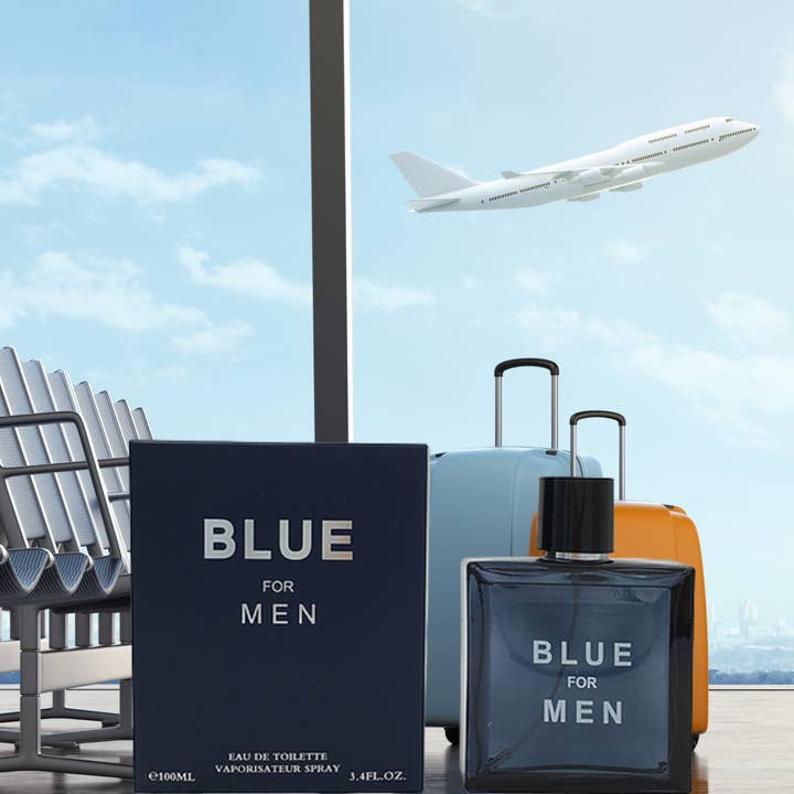 Inspire Scents - Wholesale Perfume/Eau de Toilette - Blue Cologne for Men 3.4oz/100ml Edt, Fragrance for Men4