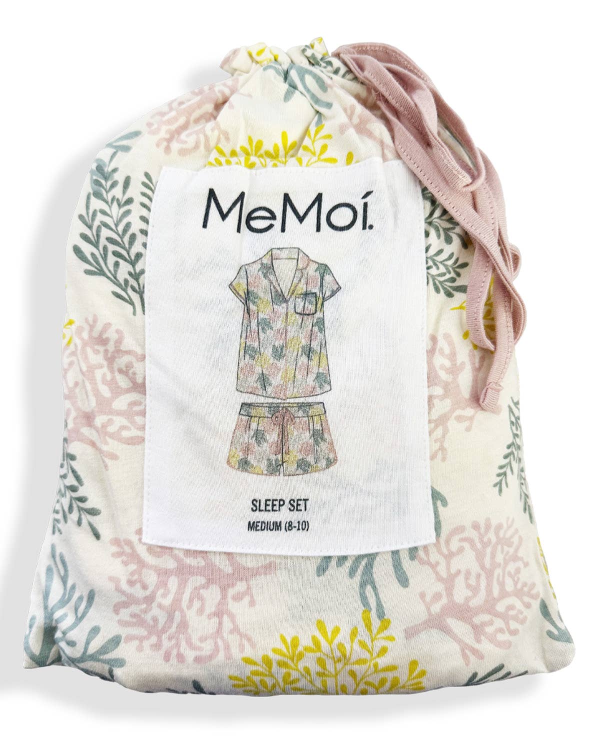 Lyserød Koralrev hak krave kort PJ sæt for engroshandel på Faire4