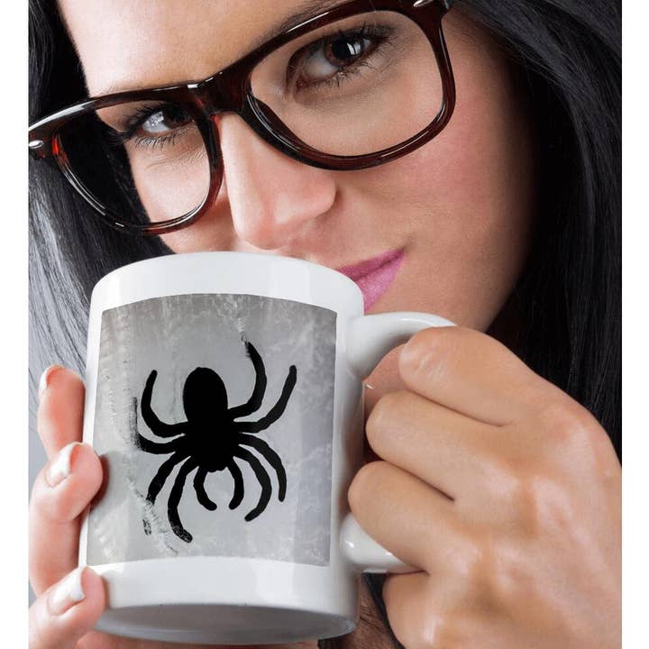 3dRose - Wholesale Coffee Mug - 3dRose, Spider on white web, Mug9