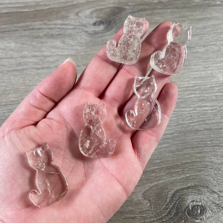 Keystone Crystals - Wholesale Decorative figurine - Flat Cat Figurine – Small Crystal Carving for Retailers9