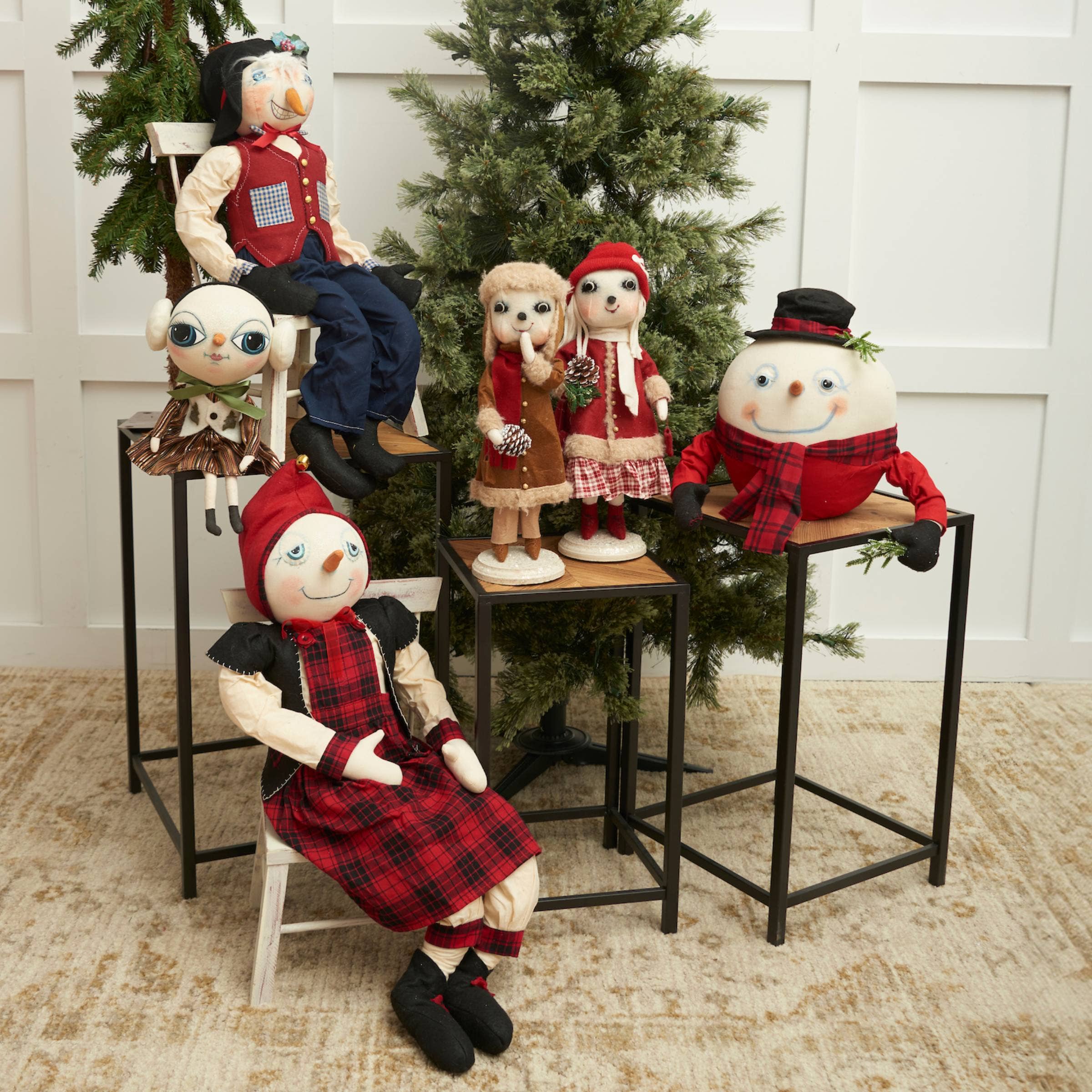 C&F Home - Wholesale Christmas Decoration - SALE Perth Snowman Gathered Traditions Art Doll2