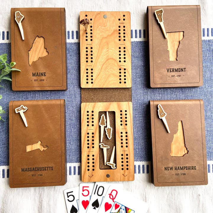 Cast & Carve - Wholesale Board Game - US State Cribbage Pegs
