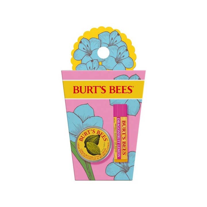 Spring Surprise Dragonfruit Gift Set Lip Balm, Cuticle Cream for wholesale by Burt's Bees