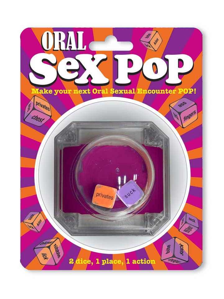 Jeu de dés Pop Popping Sexe Oral pour la vente par Little Genie Productions