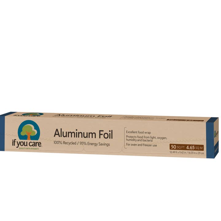 If You Care - Wholesale Food Storage Wrap/Bag - 100% Recycled Aluminum Foil 25% Thicker
