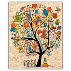 Autismus-Baum-Puzzle — für den Großhandel von Green Tree Jewelry