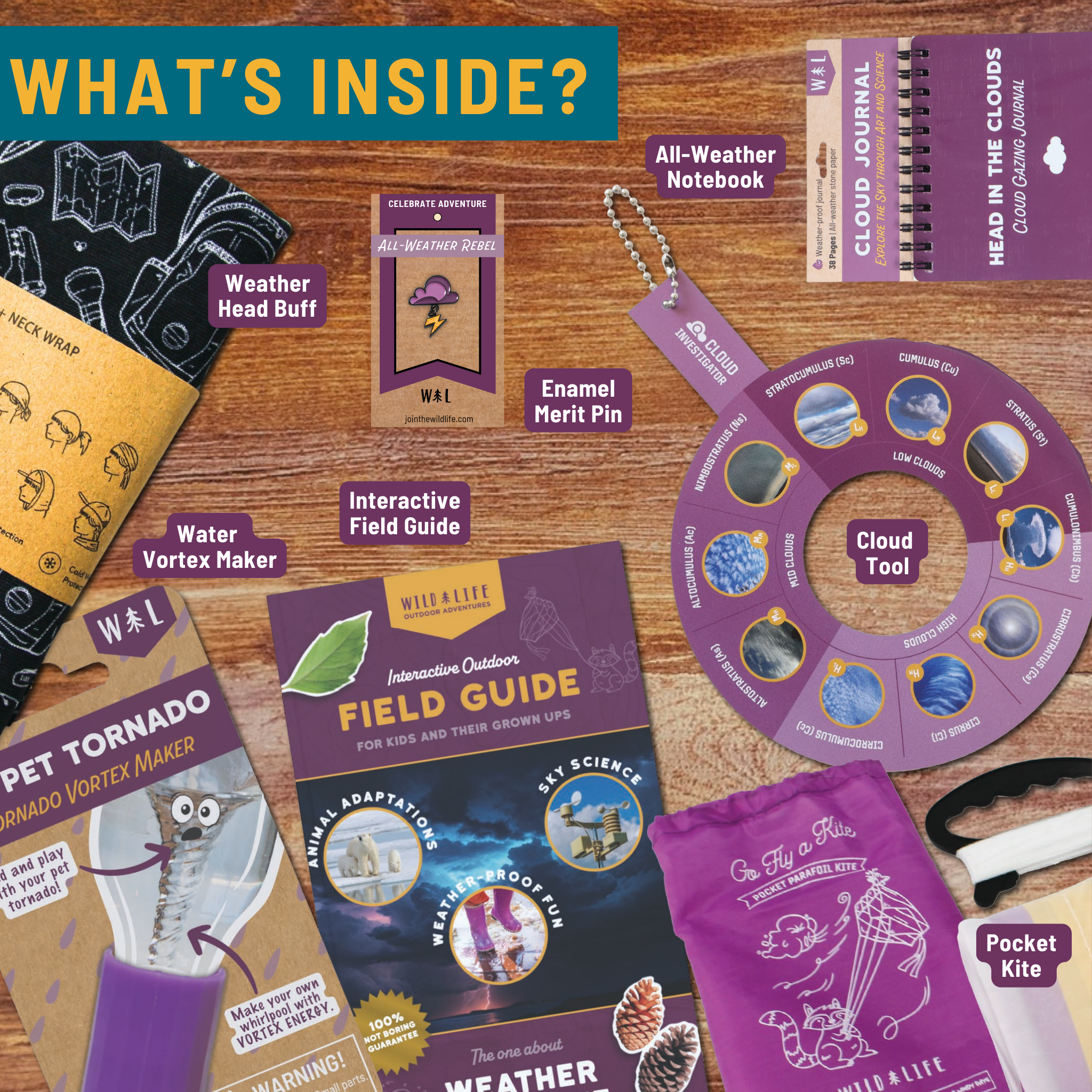 Wild Life Outdoor Adventures - Wholesale Toy Set - Kids - All-Weather Rebel Outdoor Adventure Kit2