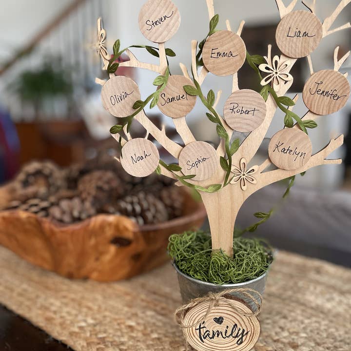 FamilyTree Traditions LLC - Wholesale DIY Craft Kit - Rustic Family Tree, Craft Kit2