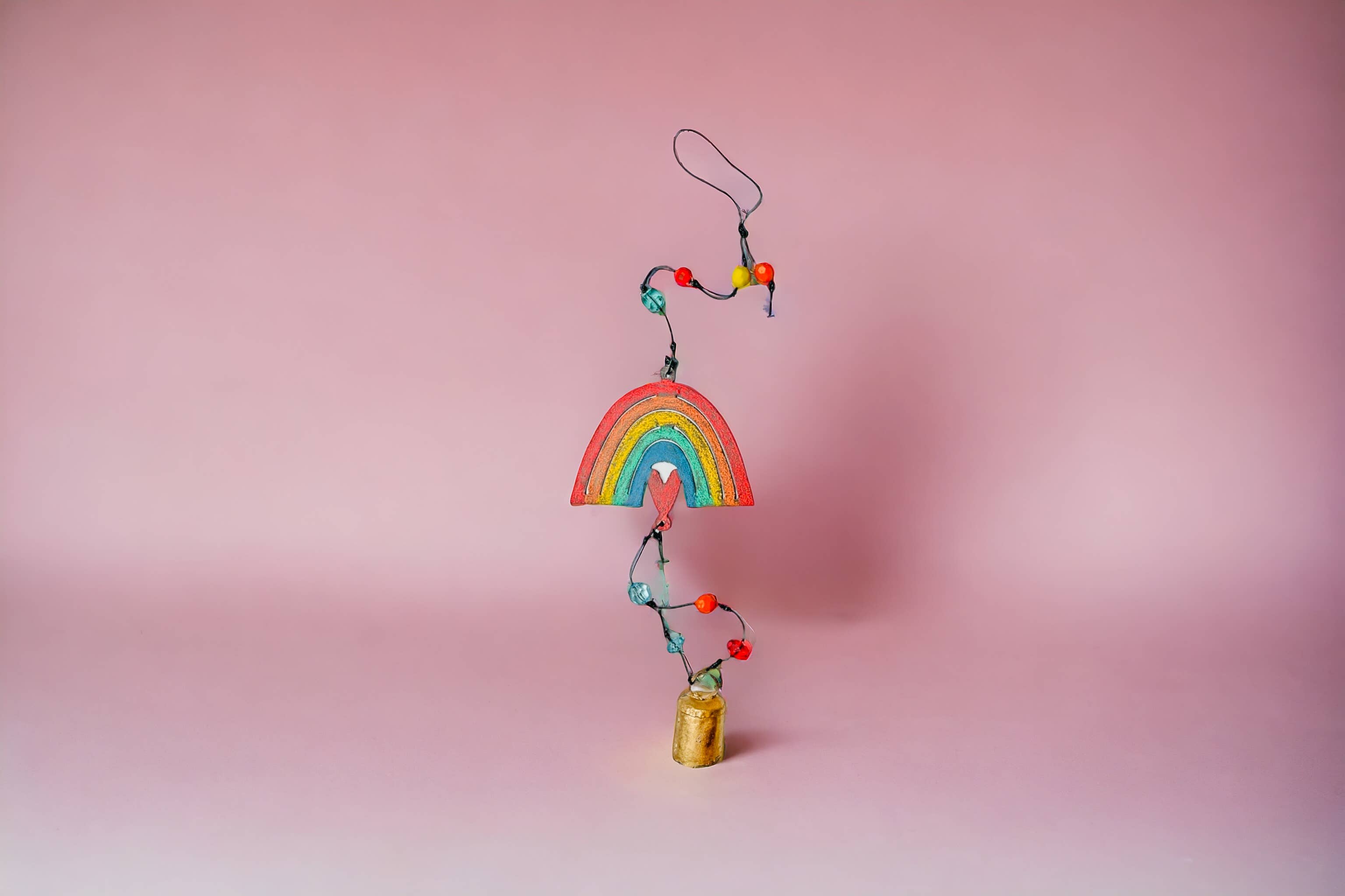 Whimsies – Großhandel Windspiele – Regenbogen-Windspiel Glocke mobile Hippie-Verzierung umweltfreundlich10