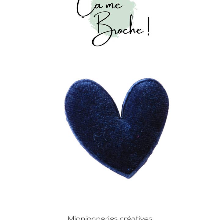 Camebroche - Wholesale Brooch - Velour heart brooches4