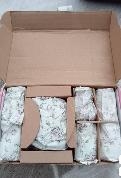 benjashop - Wholesale Tea Set - Paşabahçe 12 Pieces Luxury Irem Tea Set Turkish Tea Set7