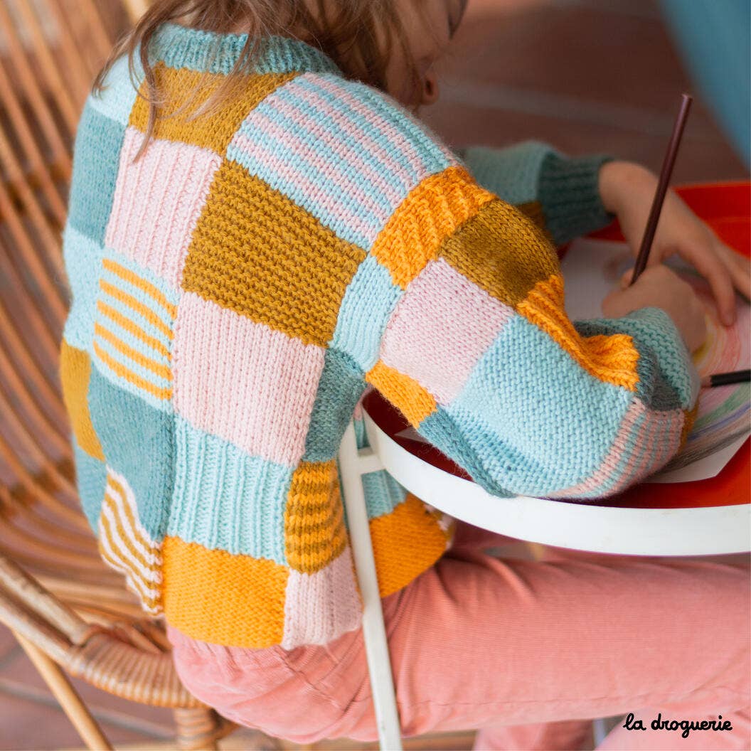 Strickmuster für den Kinderpullover Chamaloc im Großhandel für