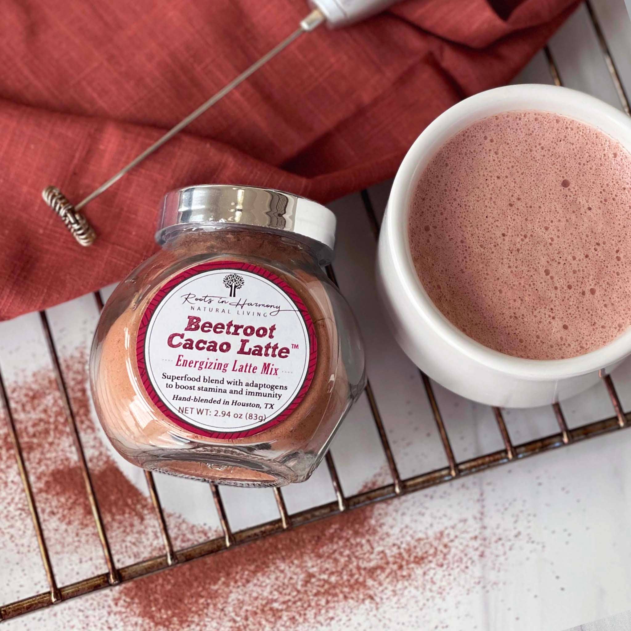 ROOTS IN HARMONY - Vente Boisson diététique en poudre - Latte au cacao à la betterave™5