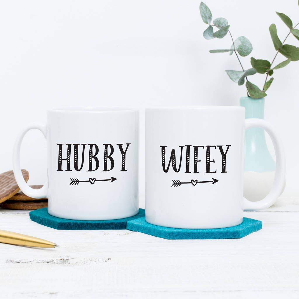 Lovetree Design – wholesale Coffee mug – Hubby And Wifey Couples Mugs0