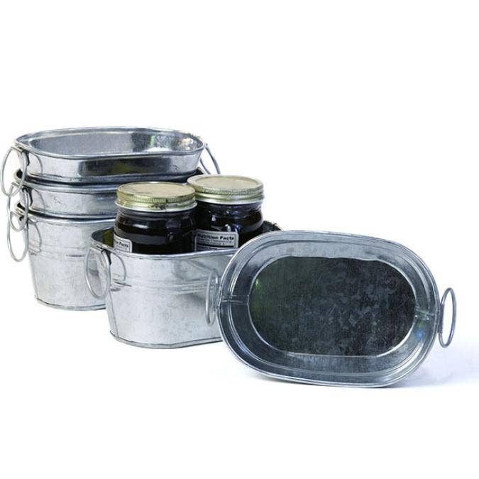 6 inch galvanized Oval Tub for wholesale by Buhi Imports
