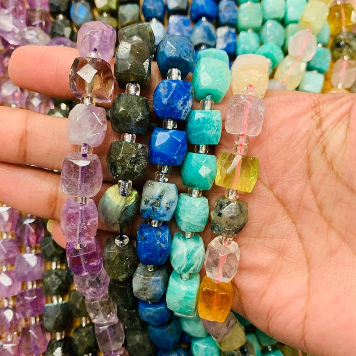 The Bead Bazaar - Wholesale Beads - Crystal Healing Gemstone Nugget Beads Strand, Chakra Natural Gemstone Nugget Beads, Accent Stone Beads, Healing Stone Accent Beads, Bulk Beads