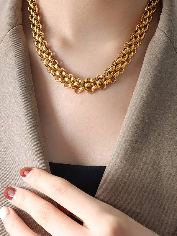 Chains Solid Color Dainty Necklace Necklaces Accessories for wholesale by VividLux