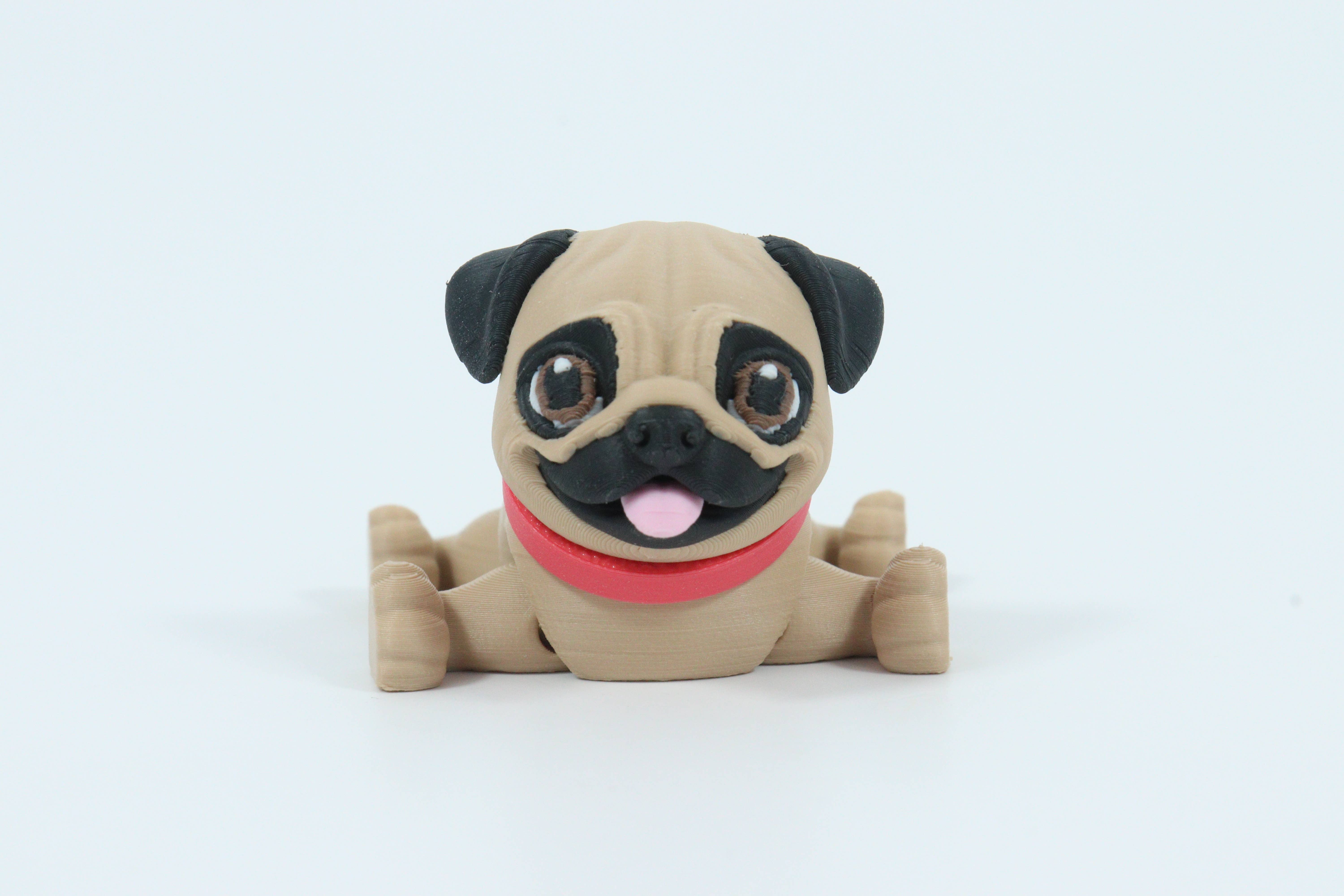 MrSpinner - Wholesale Fidget Toy - Kids - Paw Print Pups - Pug (Made in USA, Fidget, Figurine)10