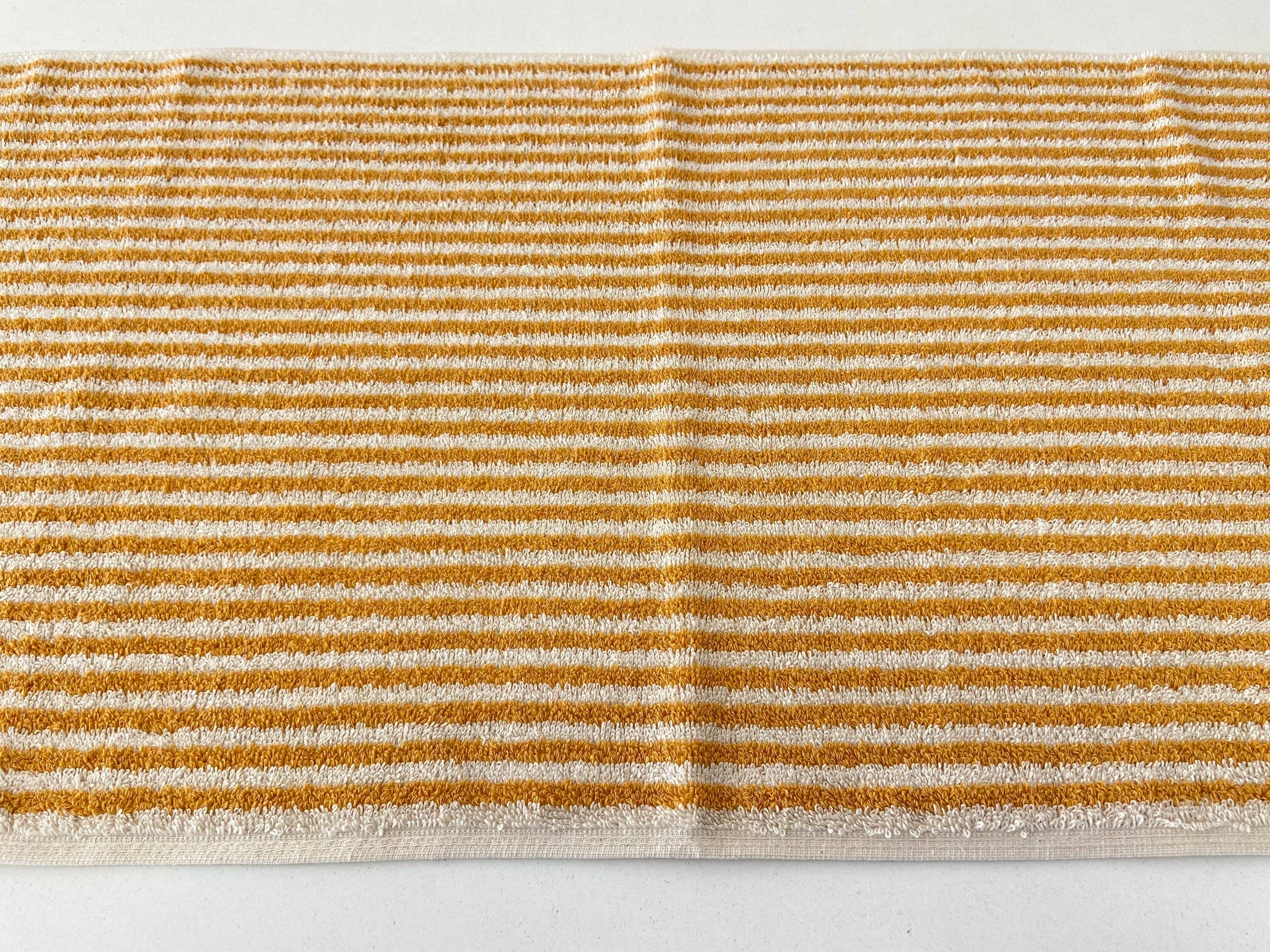 YURTLUS - Venta al por mayor Toalla de manos - Toalla de mano Organic Stripes Series, 18 x 37, toalla suave y gruesa, toalla de cocina, color amarillo6