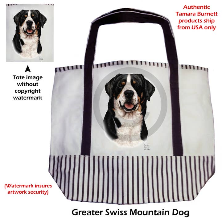 Pet Gifts USA, LLC - Wholesale Tote Bag - Unisex - Dog Tote Bag - Greater Swiss Mt