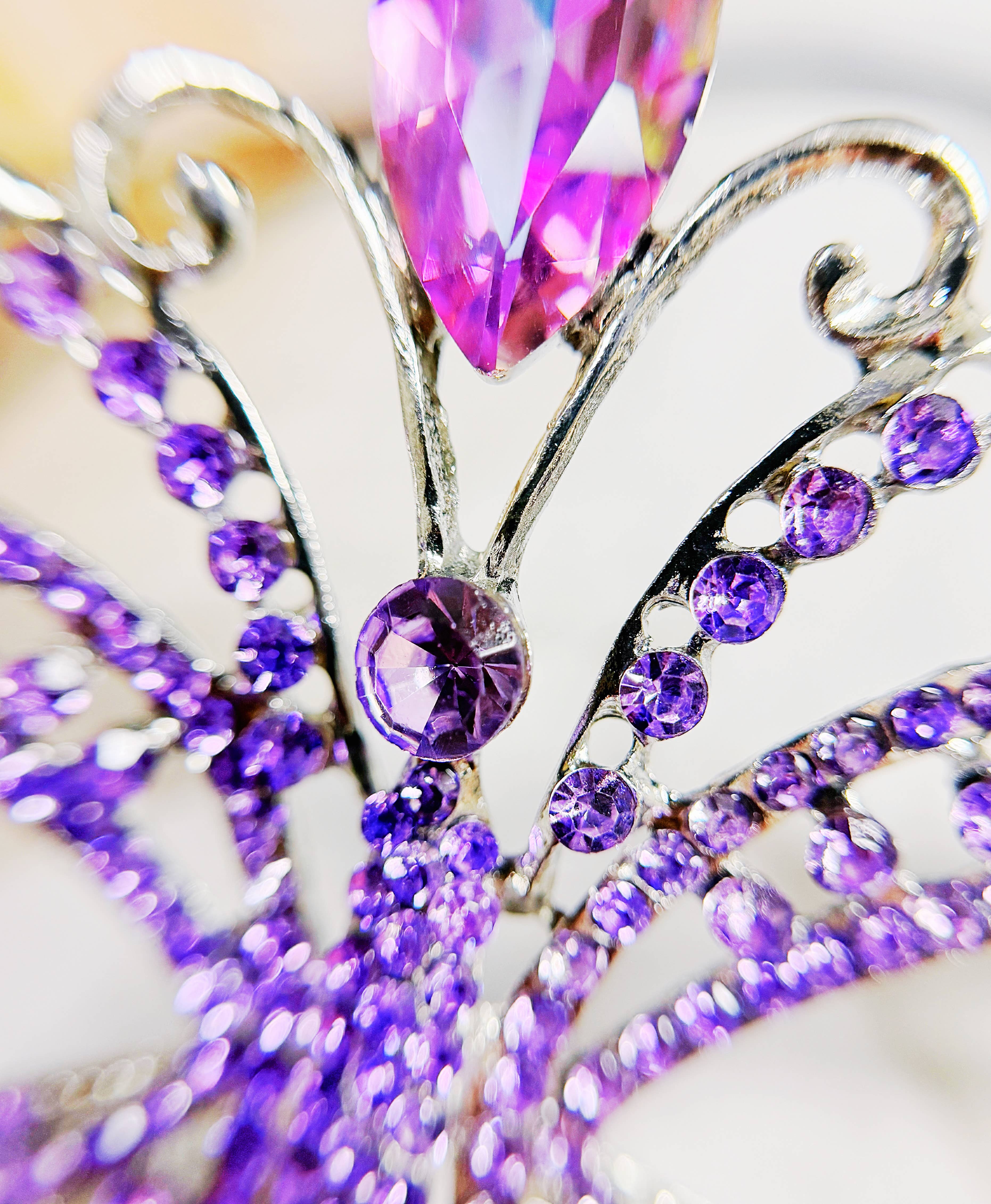 Happy Dream Gifts - Wholesale Costume - Women's - Purple Masquerade Ball Mask, Theatrical Mask, Silver Mask5