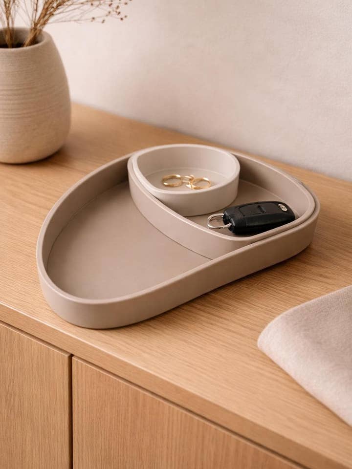 Nesting Trays 3D Printed Modular Organizer Set of 3 for wholesale by Kri8 Collective