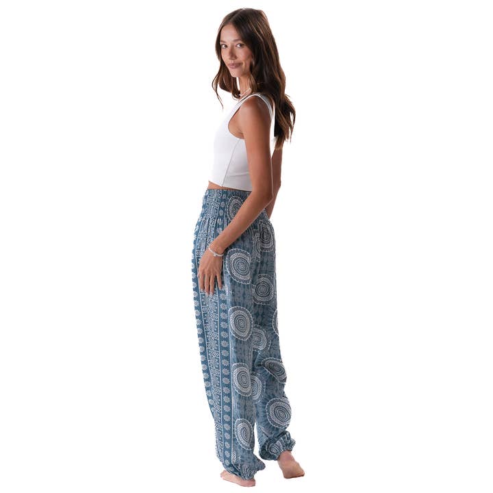 Lotus and Luna - Wholesale Pants - Women's - Sapphire Beach Harem Pants