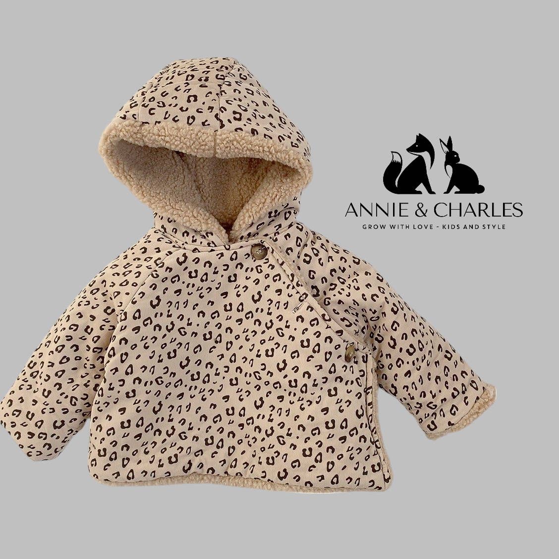 Annie & Charles - Wholesale Jacket - Baby - Annie & Charles® Lambskin Jacket made of soft cotton