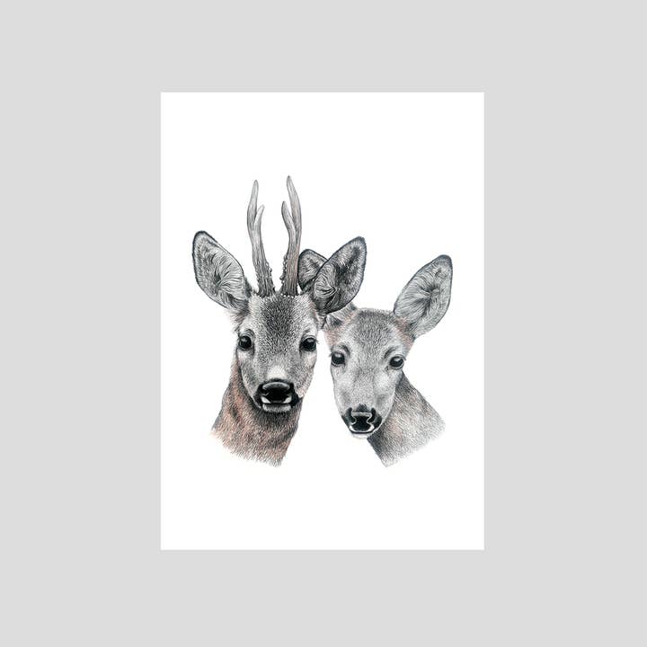 Fine art print - Gustav & Veronica for wholesale by Charlotte Nicolin