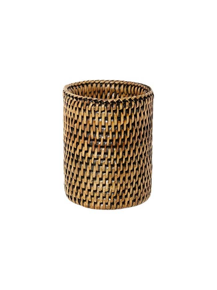 Porte-bouteille en rotin Savannah - Marron pour la vente par Madame Smart Ltd