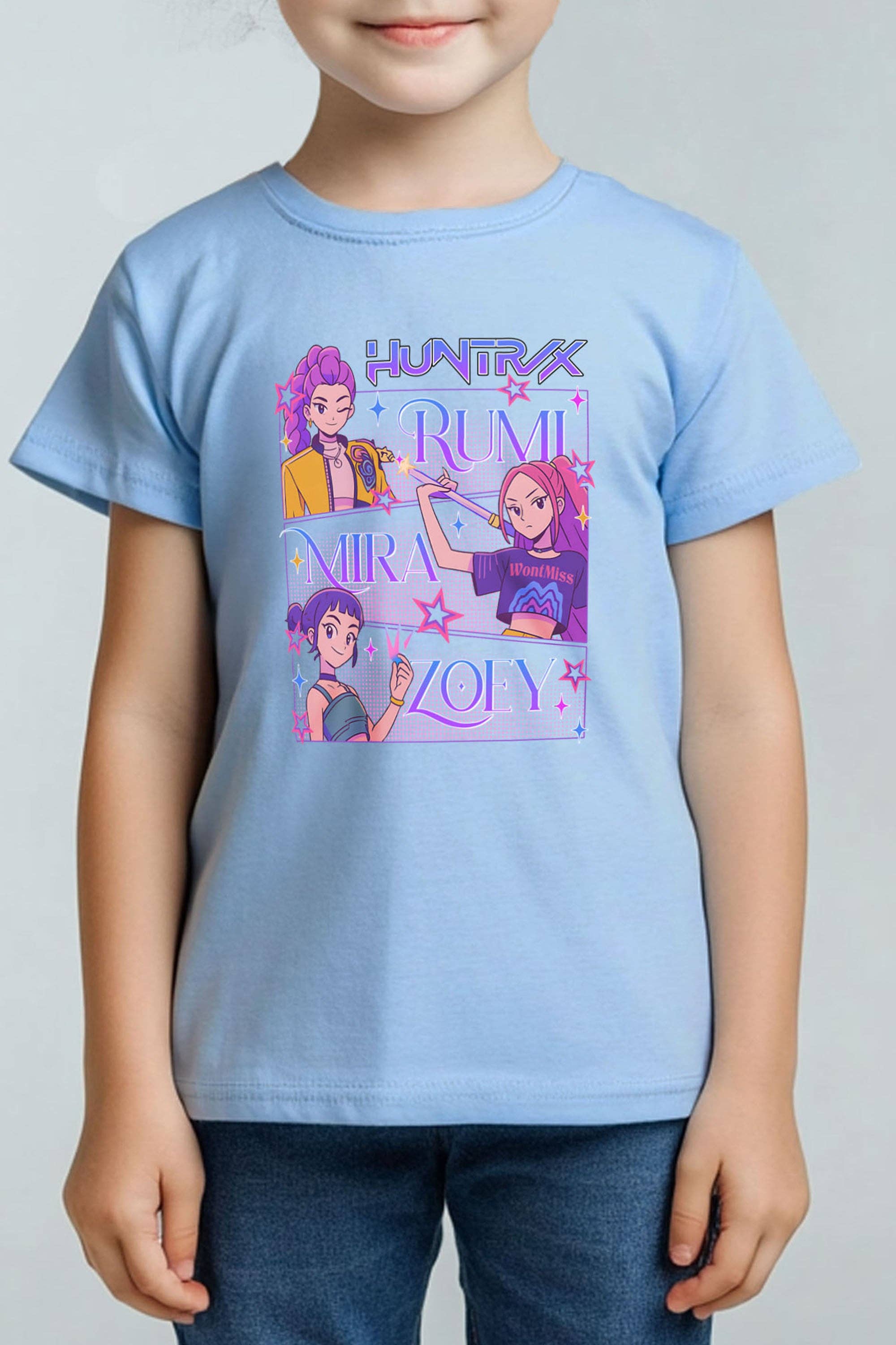 Missi Clothing – wholesale Screen-printed t-shirt – Kids – Kids Huntrix Girl Squad Printed T-Shirt9