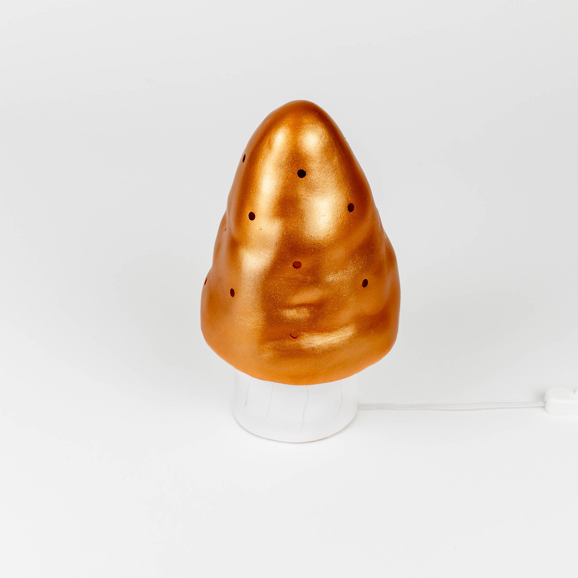 Egmont - Wholesale Figurine Lamp - Small Mushroom Copper w/ Plug5