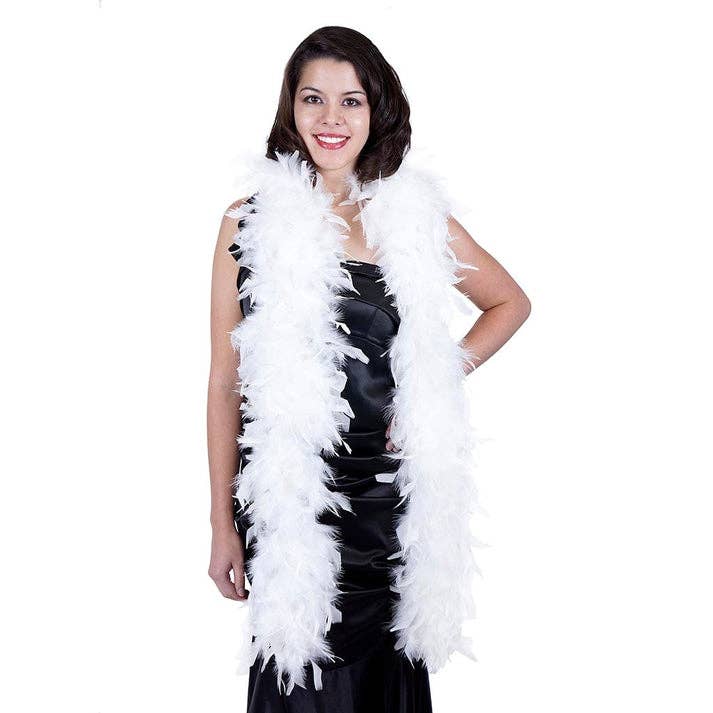 Zucker Feather Products - Vendita all'ingrosso Costume di carnevale - Donna - Chandelle Boa di Piume - Pesante - Bianco1