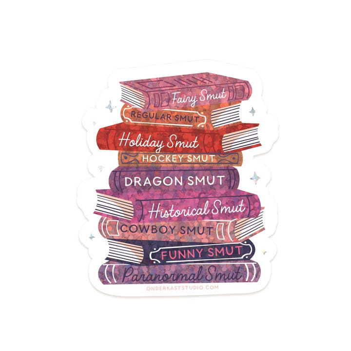 Pegatina de purpurina para pila de libros eróticos para venta al por mayor de Easyhand Goods – formerly Onderkast