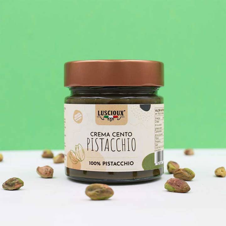 LUSCIOUX - OMNIA GROUP SRL - Wholesale Jam/Jelly - 100% Pistachio spread | 190 g