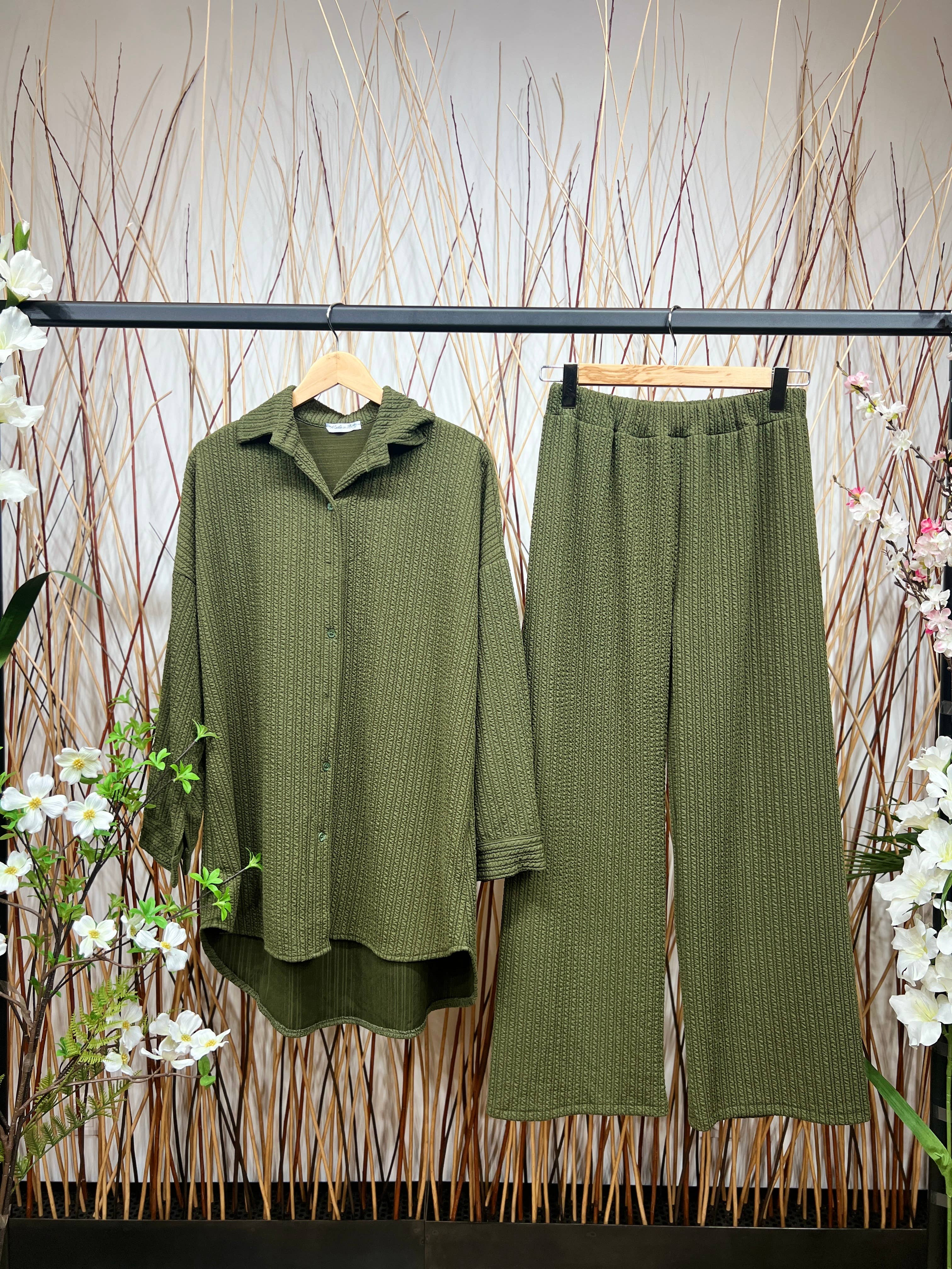 L'Emotion – wholesale Top & pants set (NOT Loungewear) – Women's – Blouse & Pant Set Wide Comfort Relief Effect 2