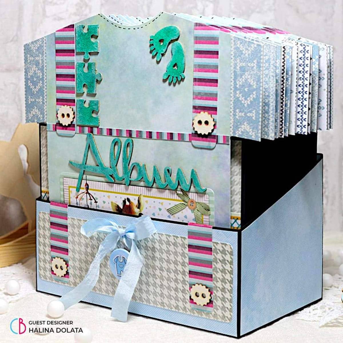 Ecstasy Crafts Distributing - Wholesale Notepad - Ciao Bella My First Year Paper Pad 6"x6" 24/Pkg9