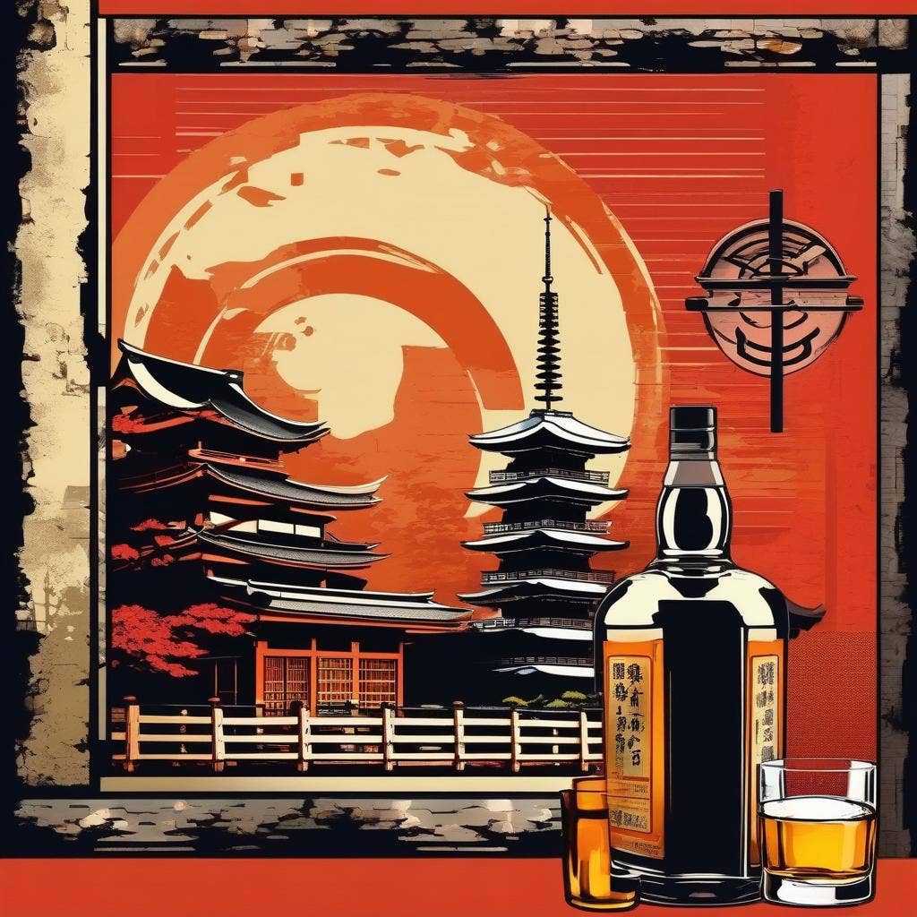 Sostraw & SmartThings - Wholesale Coasters - Set of 6 Japanese Coasters - Cork - Japan Serie 11