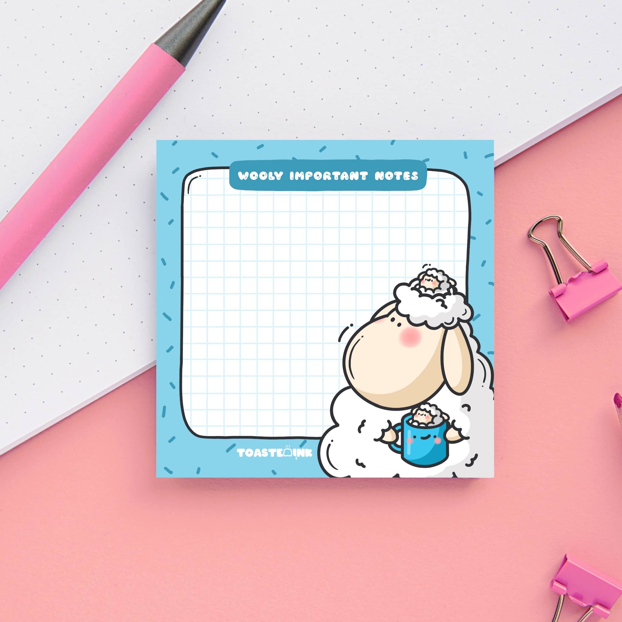 Toastedink – wholesale Sticky notes – Sheep Sticky Notes | Cute Memo Pads & Stationery4