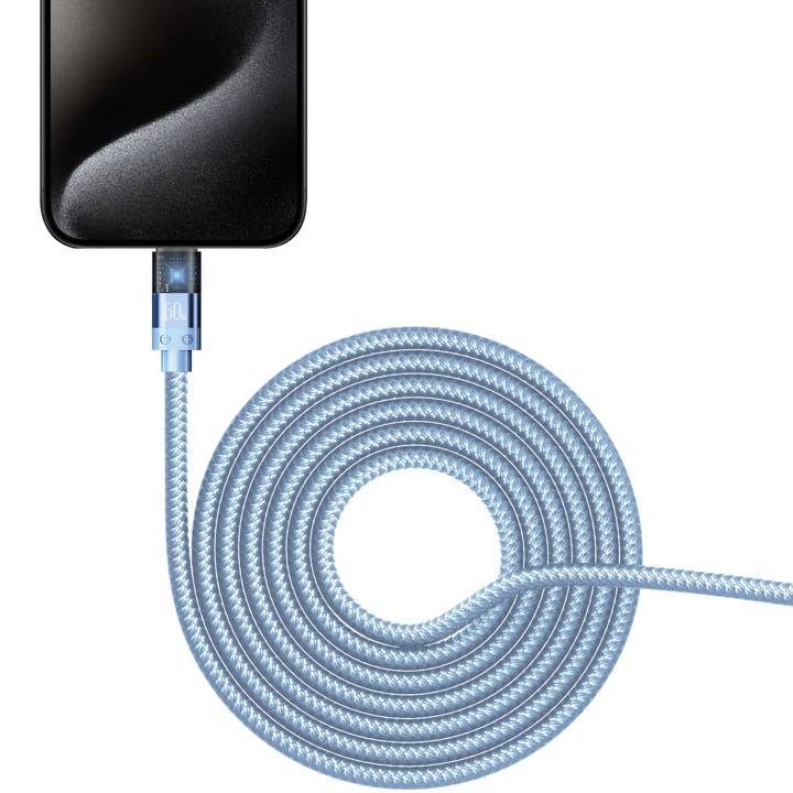 LAX Gadgets - Wholesale Charging Cable - LED 60W USB-C to USB-C Fast Charging Cable—Retail Packaging11