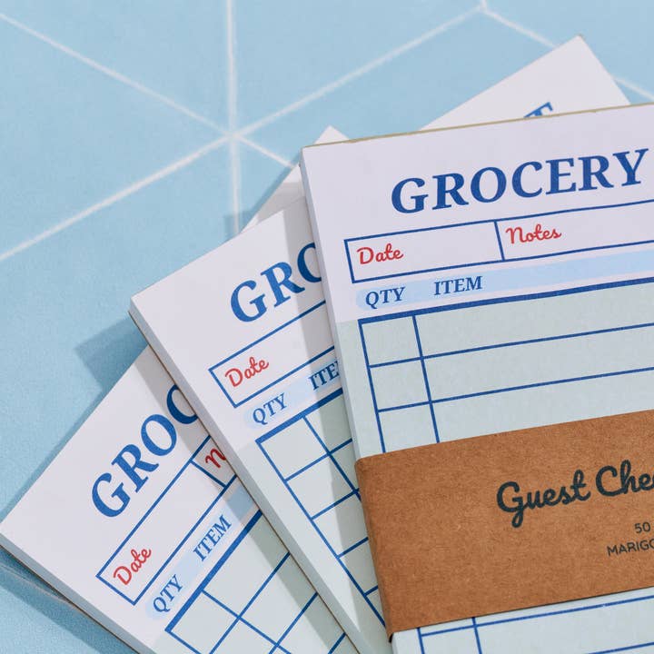 Marigold Press - Wholesale Notepad - Guest Check Notepad Grocery List 7