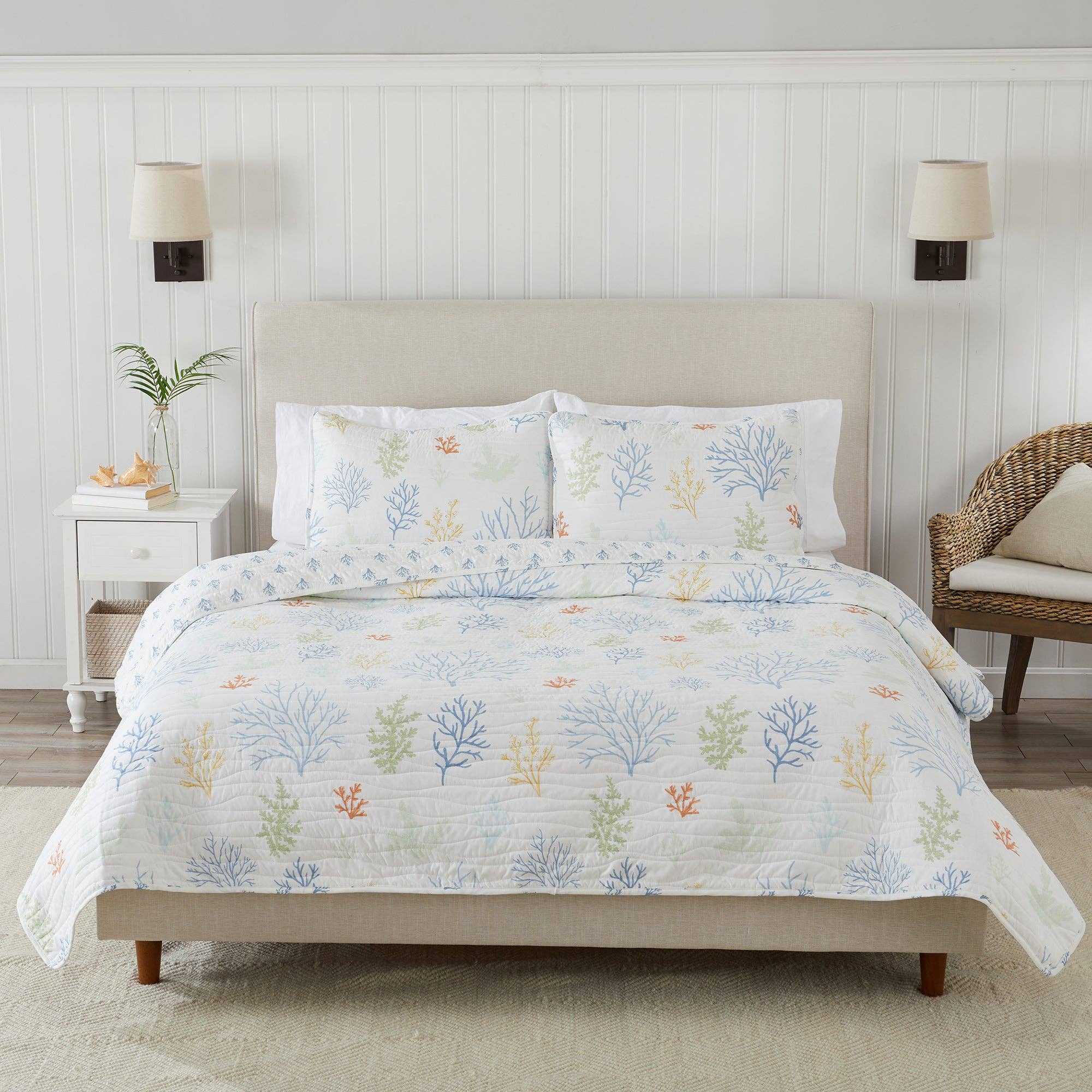 Quilt & Sham Set - Coastal Design - Maldives Collection for wholesale on Faire4