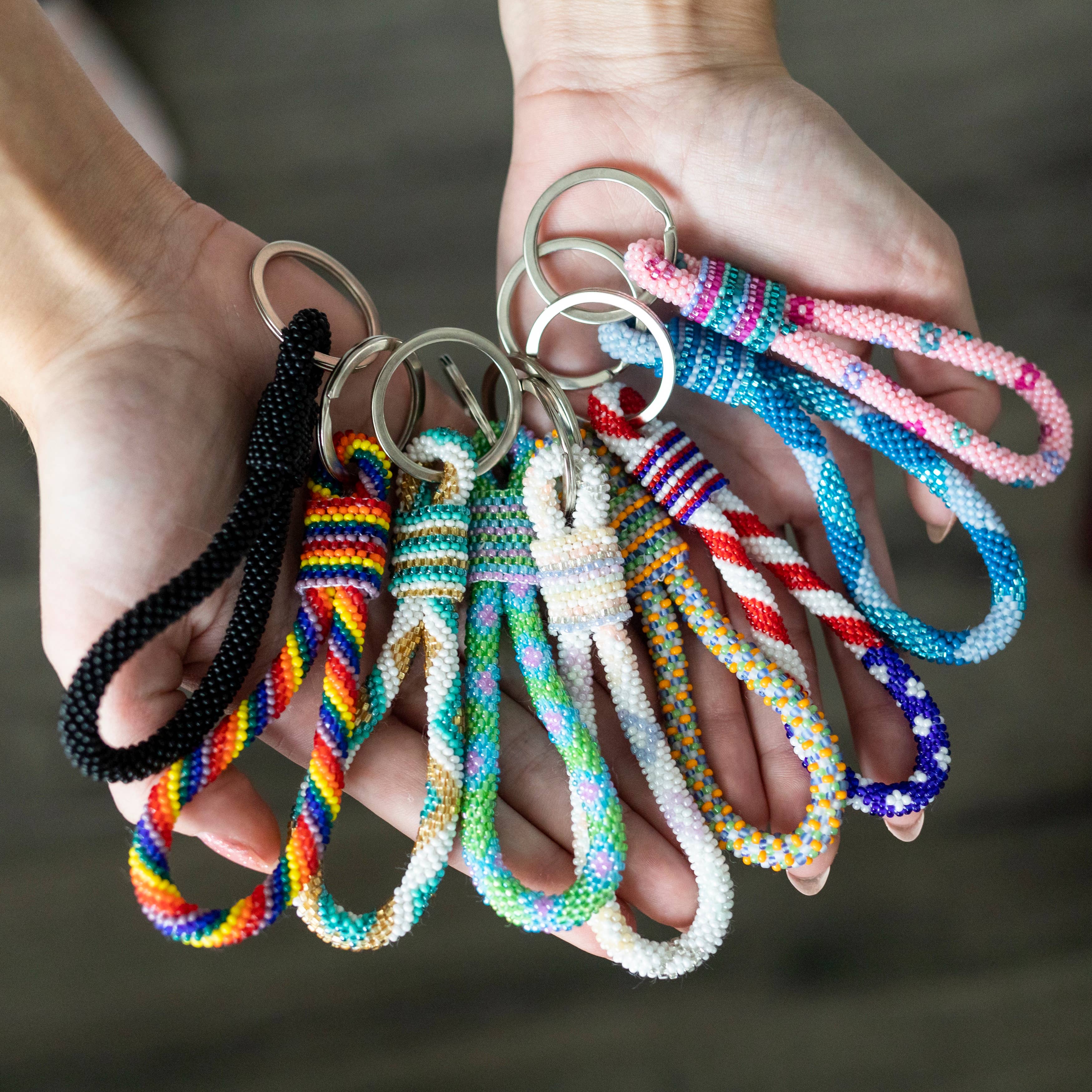 Aid Through Trade - Wholesale Keychain - Women's - The Original Roll-On® Keychain - Tulip2