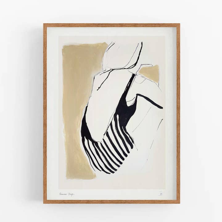 Stampa d'arte - Strisce estive n°4 per la vendita all'ingrosso da parte di Atelier Tinika