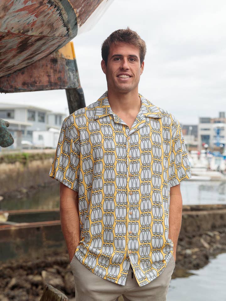 Galoha - Wholesale Button Down Shirt - Men's - XOUBA - Galoha Bowling Shirt4